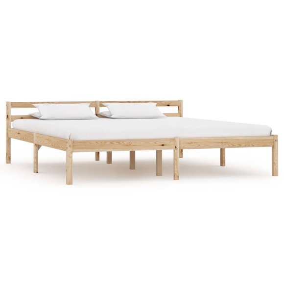 vidaXL Bettgestell Massivholz Kiefer 180×200 cm