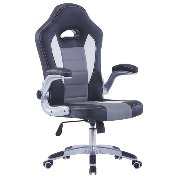 Gaming-Stuhl Schwarz Kunstleder