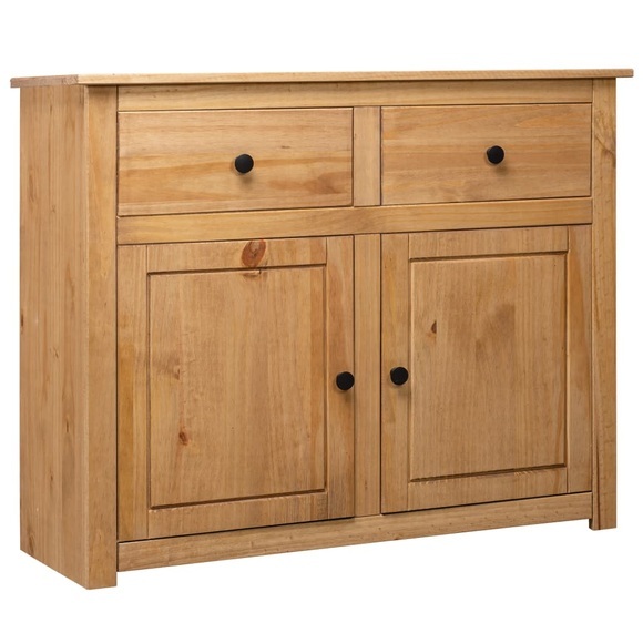 Sideboard 93 x 40 x 80 cm Massivholz Panama-Kiefer