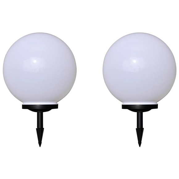 Wegeleuchten 2 Stk. LED 40 cm mit Erdspiess