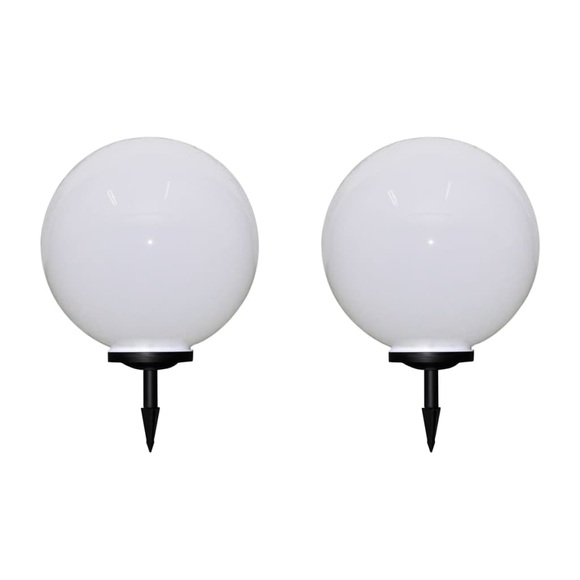 Wegeleuchten 2 Stk. LED 50 cm mit Erdspiess