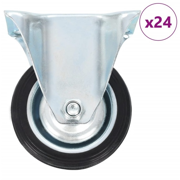 24 Stk. Bockrollen 75 mm
