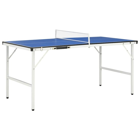 5-Fuss-Tischtennisplatte mit Netz 152 x 76 x 66 cm Blau