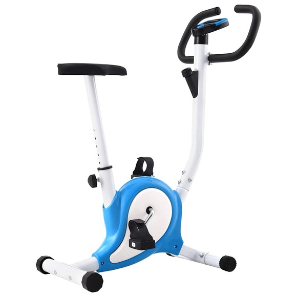 Heimtrainer mit Gurtwiderstand Blau