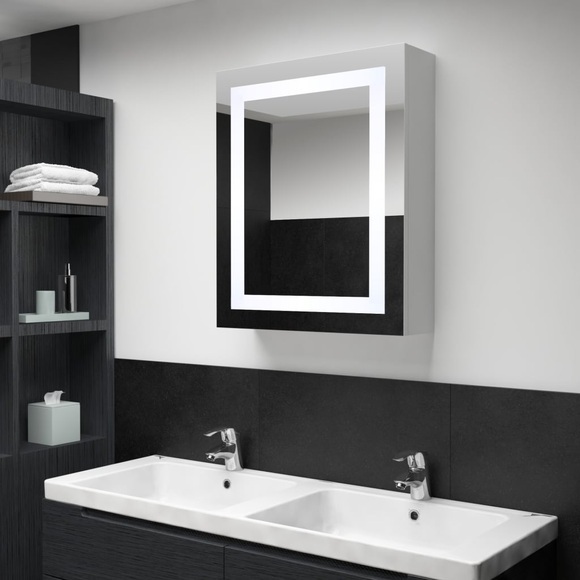 LED-Bad-Spiegelschrank 50 x 13 x 70 cm