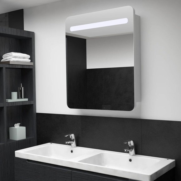 LED-Bad-Spiegelschrank 68 x 11 x 80 cm