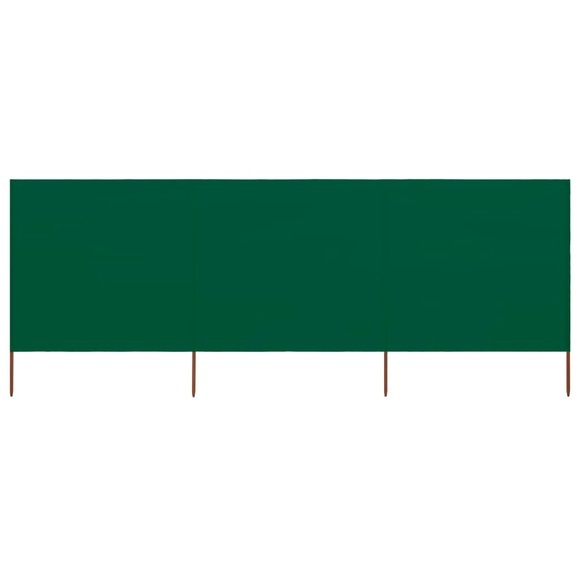 vidaXL 3-teiliges Windschutzgewebe 400 x 160 cm Grün