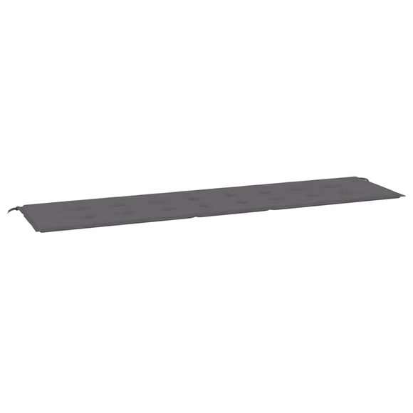 vidaXL Gartenbank-Auflage Anthrazit 200x50x4 cm