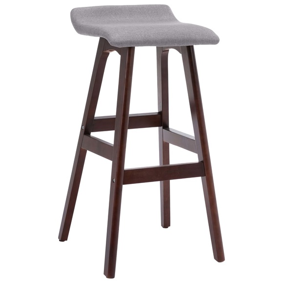 Barstuhl Taupe Stoff