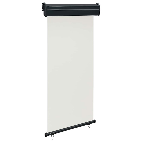 vidaXL Balkon-Seitenmarkise 100 × 250 cm Creme