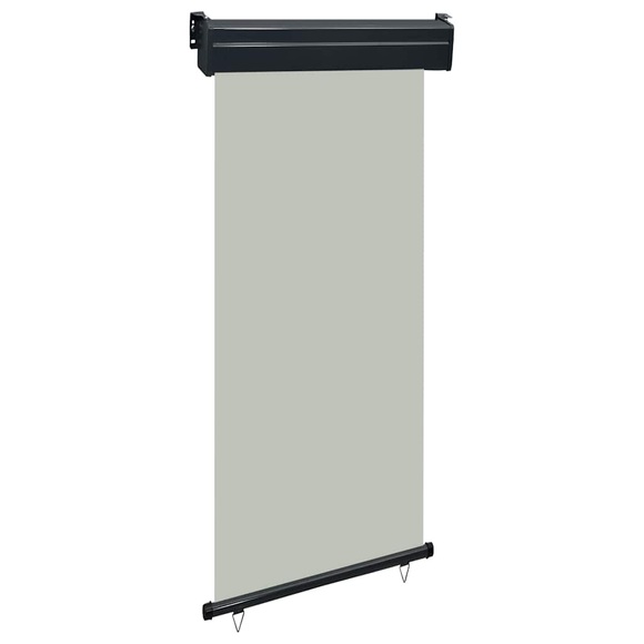 vidaXL Balkon-Seitenmarkise 100 × 250 cm Grau