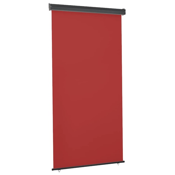 vidaXL Balkon-Seitenmarkise 120 × 250 cm Rot