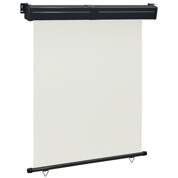 vidaXL Balkon-Seitenmarkise 140 × 250 cm Creme