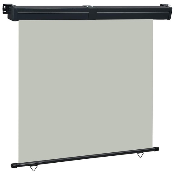 vidaXL Balkon-Seitenmarkise 170 × 250 cm Grau