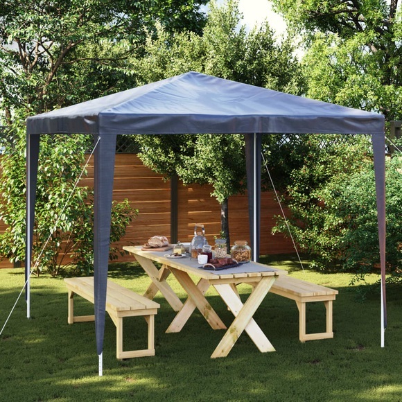 Partyzelt 2,5 x 2,5 m Blau