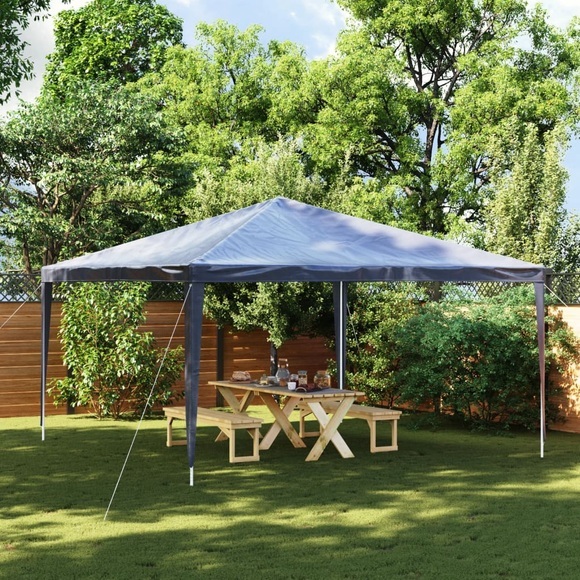 Partyzelt 4 x 4 m Blau