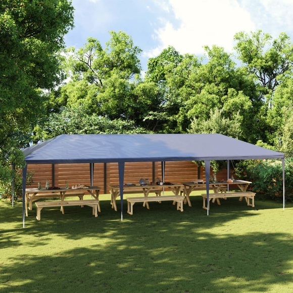 Partyzelt 4 x 9 m Blau