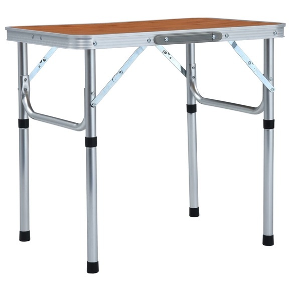 Klappbarer Campingtisch Aluminium 60 x 45 cm