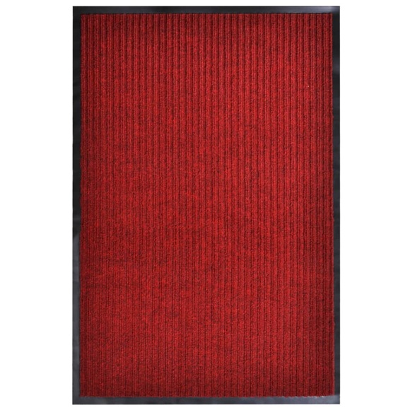 vidaXL Türmatte Rot 160x220 cm PVC