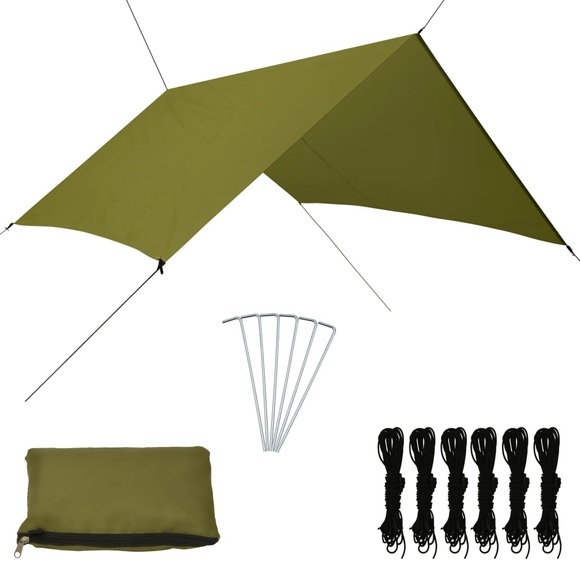 vidaXL Outdoor Tarp 3×2,85 m Grün
