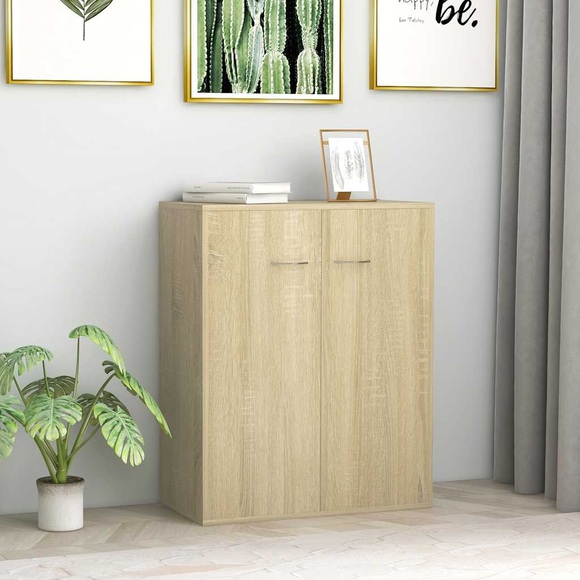 Sideboard Sonoma-Eiche 60 x 30 x 75 cm Spanplatte
