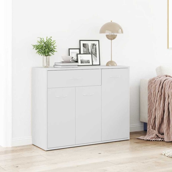 vidaXL Sideboard Weiß 88×30×70 cm Spanplatte