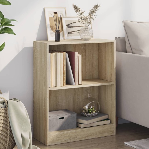 vidaXL Bücherregal Sonoma-Eiche 60×24×74,5 cm Spanplatte