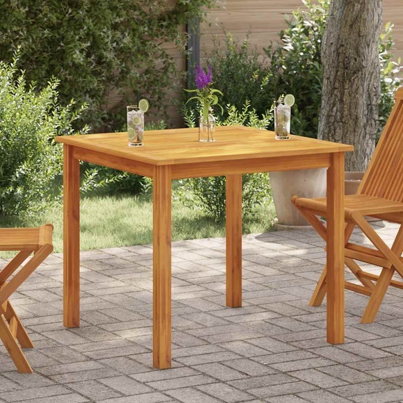 Gartentisch 85x85x74 cm Akazie Massivholz