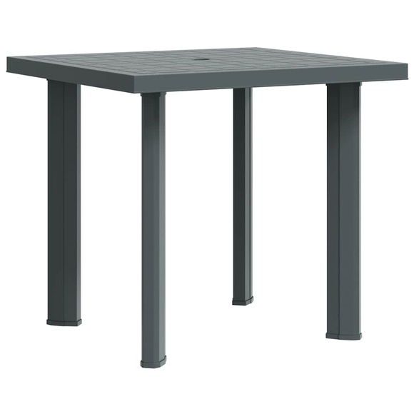 vidaXL Gartentisch Grün 80 x 75 x 72 cm Kunststoff