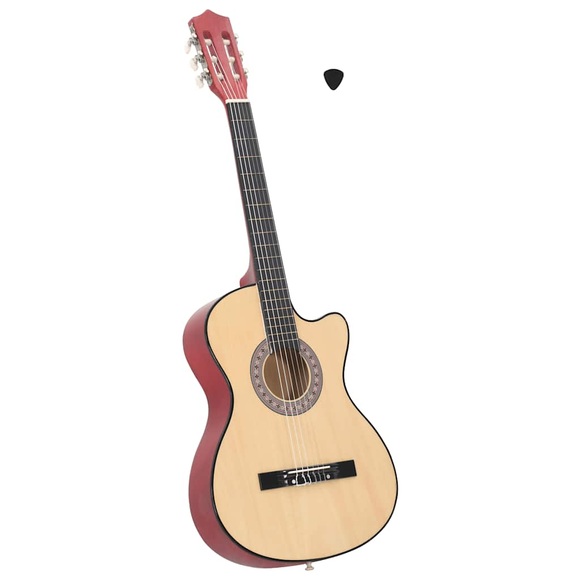vidaXL Western Cutaway Gitarre mit 6 Saiten 38