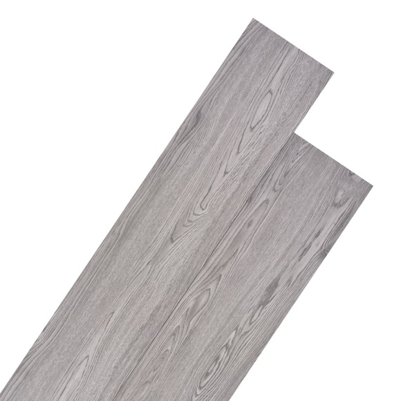 vidaXL PVC Laminat Dielen 4,46 m² 3 mm Dunkelgrau