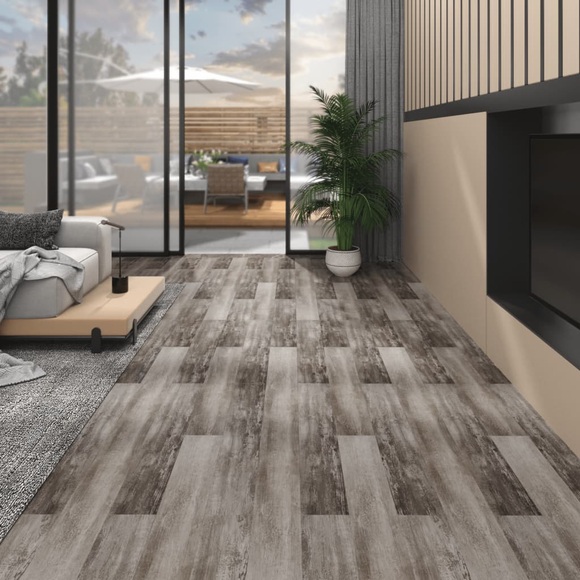 vidaXL PVC Laminat Dielen 5,26 m² 2 mm Mattbraun Holzoptik