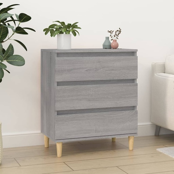 vidaXL Sideboard Grau Sonoma 60x35x70 cm Holzwerkstoff