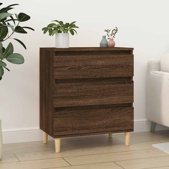 vidaXL Sideboard Braun Eichen-Optik 60x35x70 cm Holzwerkstoff