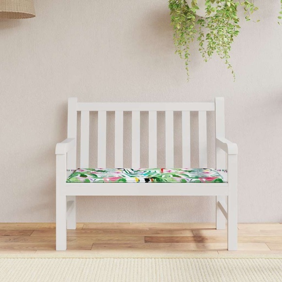 vidaXL Gartenbank-Auflage Mehrfarbig 100x50x3 cm Oxford-Gewebe
