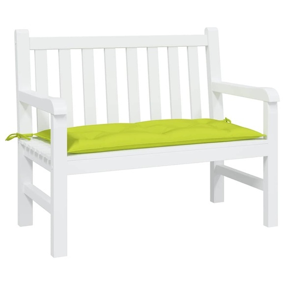 vidaXL Gartenbank-Auflage Hellgrün 100x50x7 cm Oxford-Gewebe