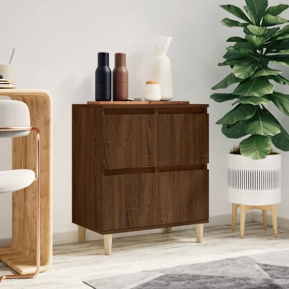 vidaXL Sideboard Braun Eichen-Optik 60x35x70 cm Holzwerkstoff