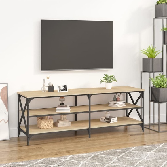 vidaXL TV-Schrank Sonoma-Eiche 140x40x50 cm Holzwerkstoff