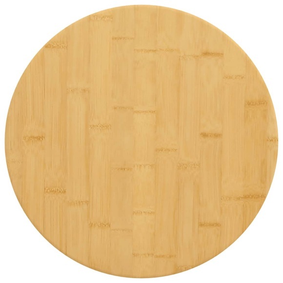 vidaXL Tischplatte Ø50x1,5 cm Bambus