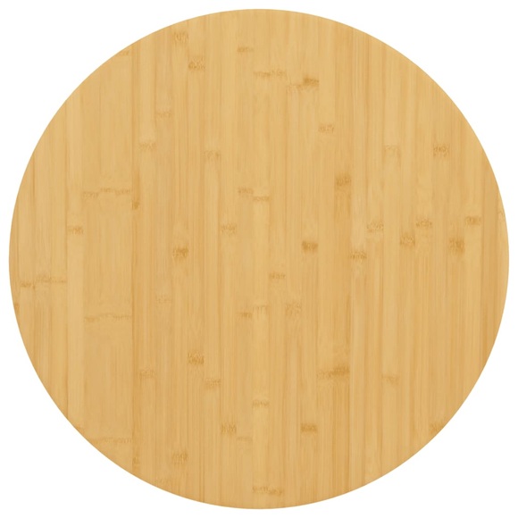 vidaXL Tischplatte Ø60x4 cm Bambus