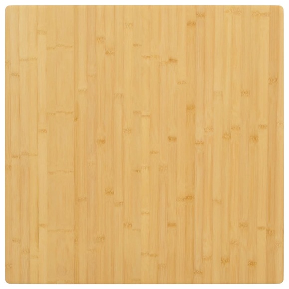 vidaXL Tischplatte 70x70x1,5 cm Bambus
