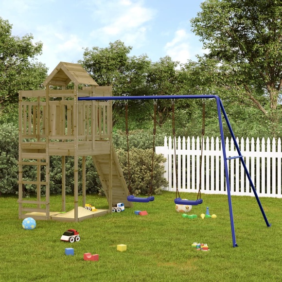 vidaXL Spielturm Imprägniertes Kiefernholz