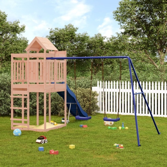 vidaXL Spielturm Massivholz Douglasie