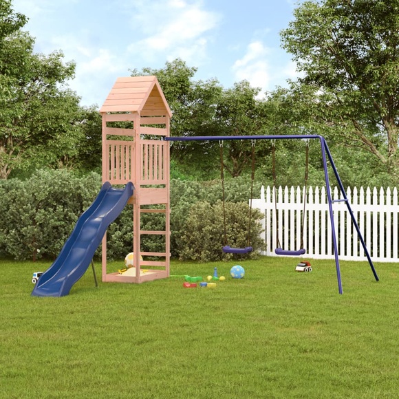 vidaXL Spielturm Massivholz Douglasie