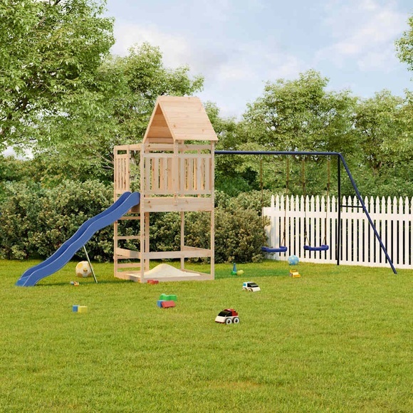 vidaXL Spielturm Massivholz Kiefer