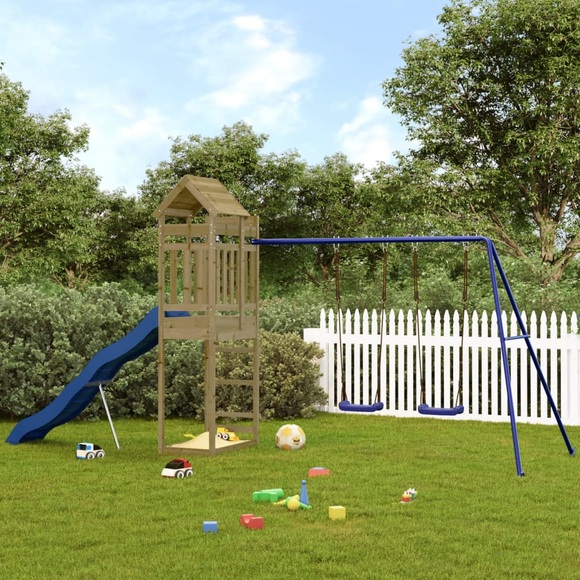 vidaXL Spielturm Imprägniertes Kiefernholz
