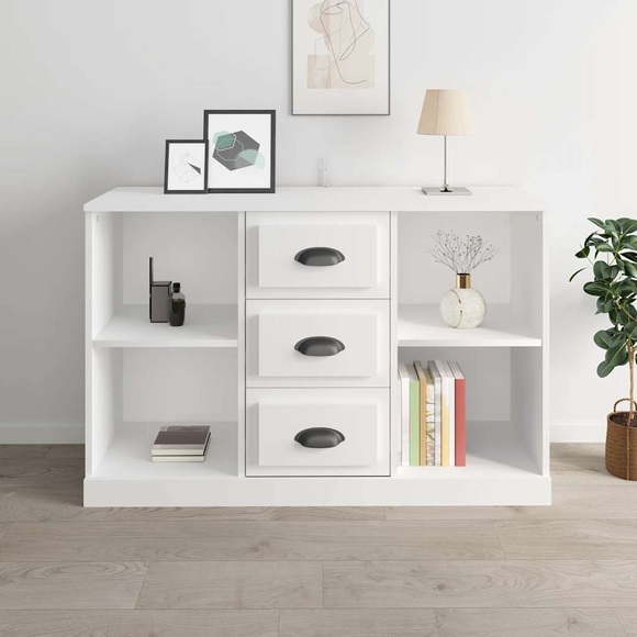 vidaXL Sideboard Weiß 104,5x35,5x67,5 cm Holzwerkstoff