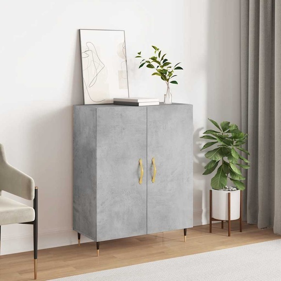 vidaXL Sideboard Betongrau 69,5x34x90 cm Holzwerkstoff
