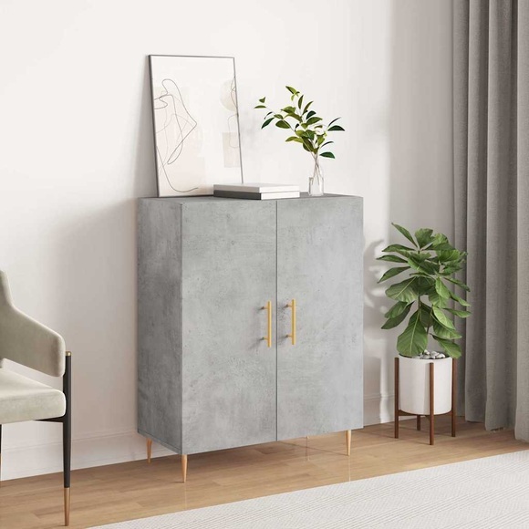 vidaXL Sideboard Betongrau 69,5x34x90 cm Holzwerkstoff
