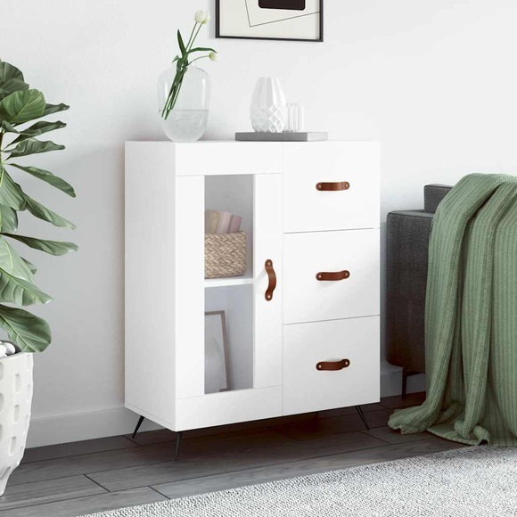 vidaXL Sideboard Weiß 69,5x34x90 cm Holzwerkstoff
